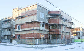 МЖК «Дубна Ривер Клаб», Ход строительства, Февраль 2014, фото 18