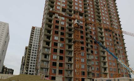 ЖК «Жемчужный каскад», Ход строительства, Апрель 2021, фото 252