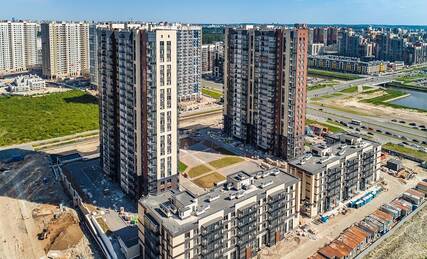 ЖК «Жемчужный каскад», Ход строительства, Апрель 2021, фото 361