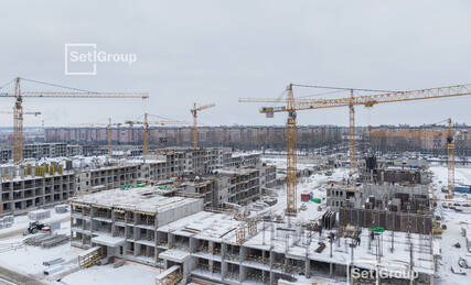 МЖК «Univer City» (Универ Сити), Ход строительства, Январь 2023, фото 2