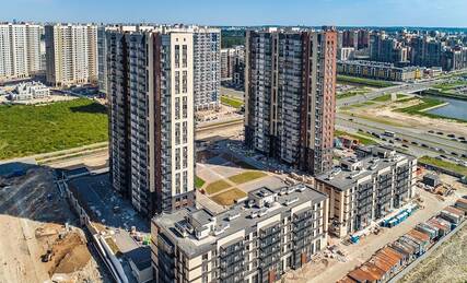 ЖК «Жемчужный каскад», Ход строительства, Апрель 2021, фото 292