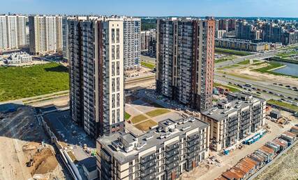 ЖК «Жемчужный каскад», Ход строительства, Апрель 2021, фото 445