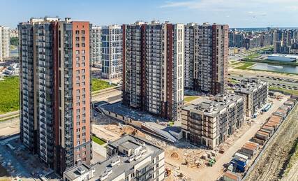 ЖК «Жемчужный каскад», Ход строительства, Апрель 2021, фото 228