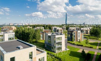 МФК комплекс апартаментов «Лахта Парк», Ход строительства, Август 2020, фото 2