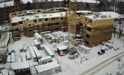 ЖК «Белые росы» (Высоковск), Ход строительства, Февраль 2022, фото 3