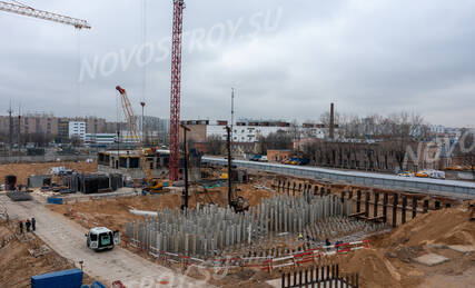 ЖК «Люблинский парк», Ход строительства, Ноябрь 2022, фото 6