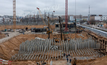 ЖК «Люблинский парк», Ход строительства, Ноябрь 2022, фото 7