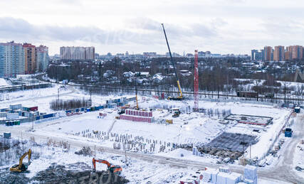 ЖК «Заречный парк», Ход строительства, Январь 2023, фото 3