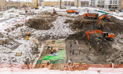 ЖК «Лермонтовский 54», Ход строительства, Январь 2023, фото 1