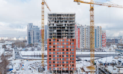 ЖК «Большая Очаковская 2», Ход строительства, Март 2023, фото 6