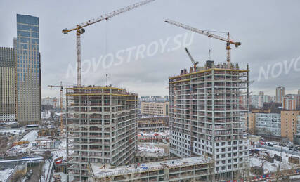 ЖК «Дмитровское небо», Ход строительства, Март 2023, фото 1