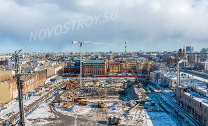 ЖК «Лермонтовский 54», Ход строительства, Март 2023, фото 1