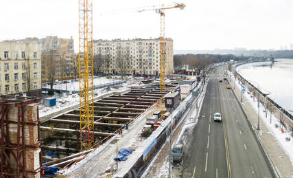 Апарт-отель «Саввинская, 27», Ход строительства, Март 2023, фото 5