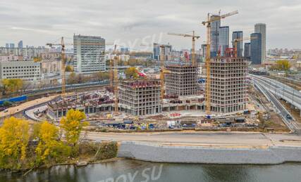 ЖК «River Park Towers Кутузовский», Ход строительства, Ноябрь 2023, фото 3