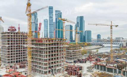 ЖК «River Park Towers Кутузовский», Ход строительства, Ноябрь 2023, фото 4