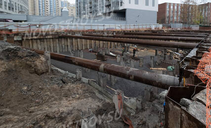 Апарт-комплекс «Вольта», Ход строительства, Ноябрь 2023, фото 4