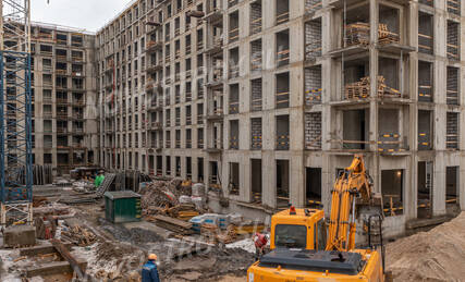 ЖК «Лермонтовский 54», Ход строительства, Февраль 2024, фото 2
