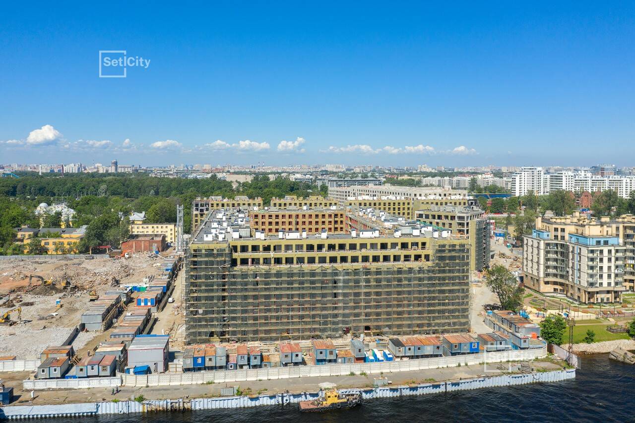 Петровский квартал на воде фото Фото и ход строительства жилого комплекса Петровский Квартал на воде (ЖК Петровс