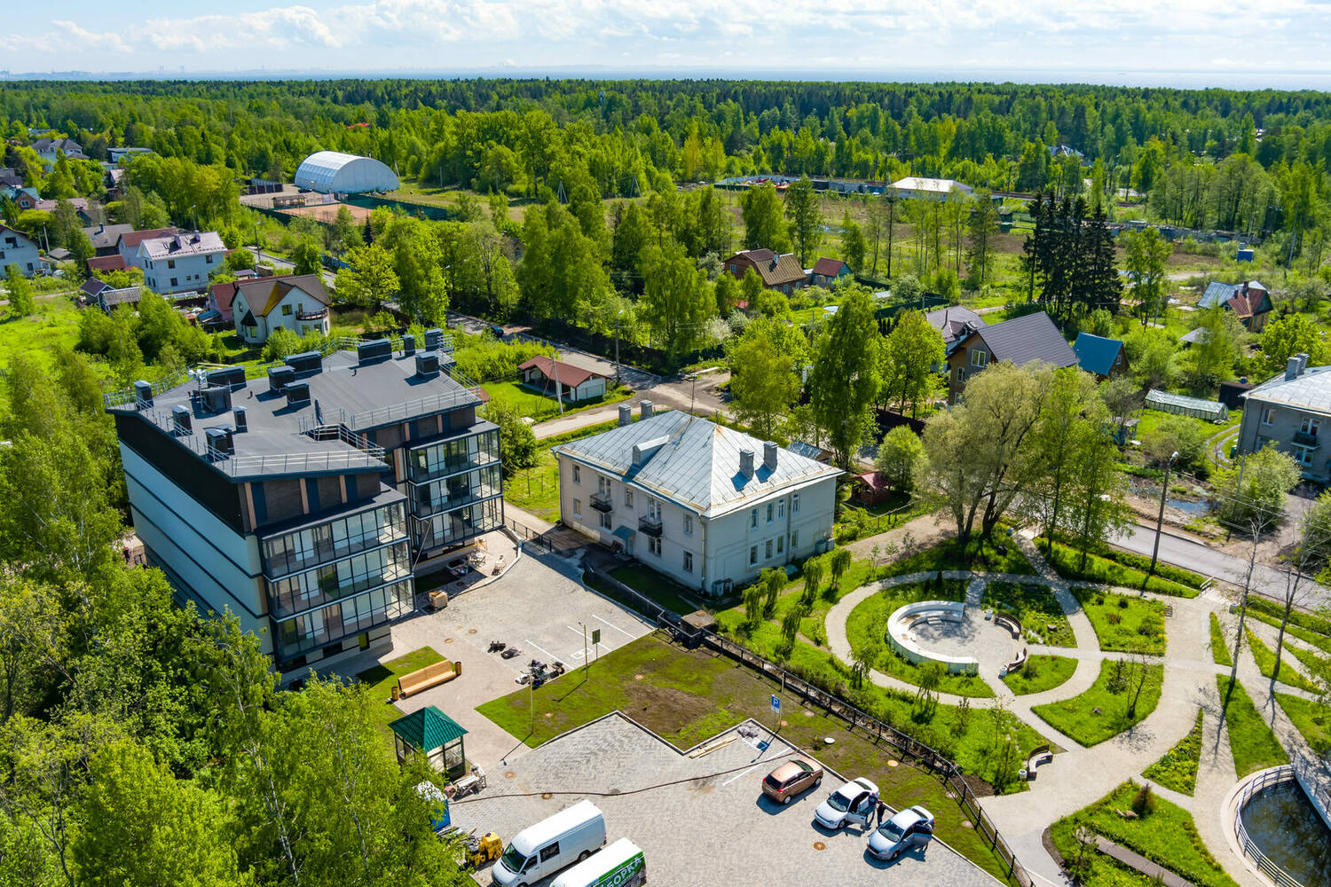 Фото и ход строительства жилого комплекса Лисий Нос green (ЖК Лисий Нос  грин)