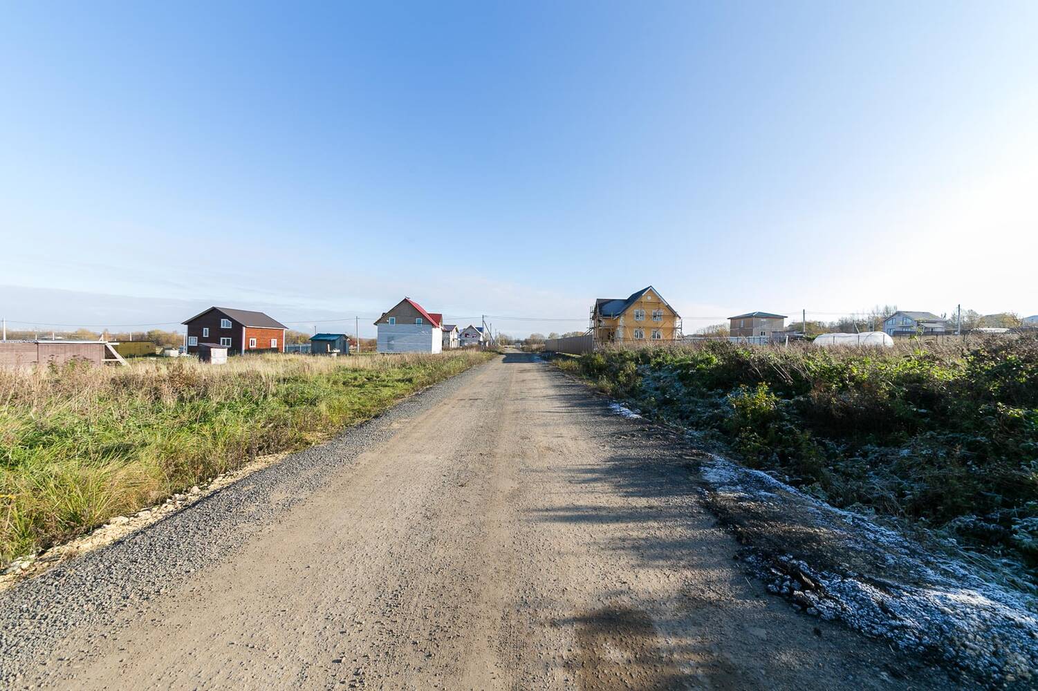 Фото и ход строительства коттеджного поселка Город на ладони