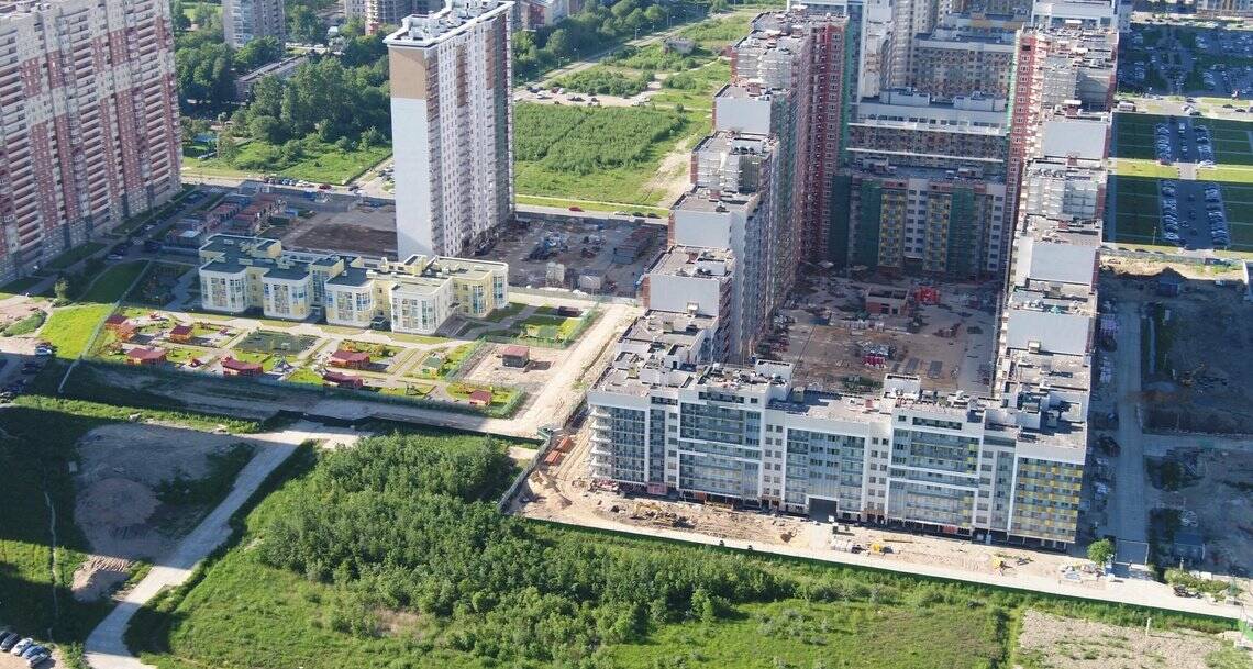 План застройки среднерогатской улицы спб