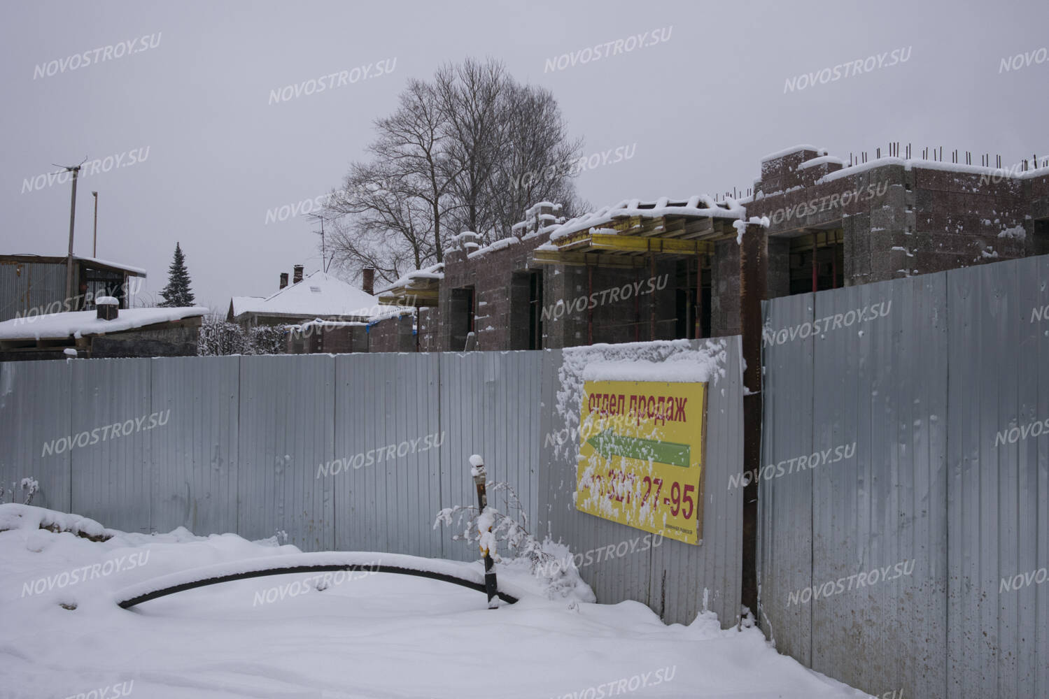 Фото и ход строительства малоэтажного жилого комплекса «Дом на улице  Советская, 7»