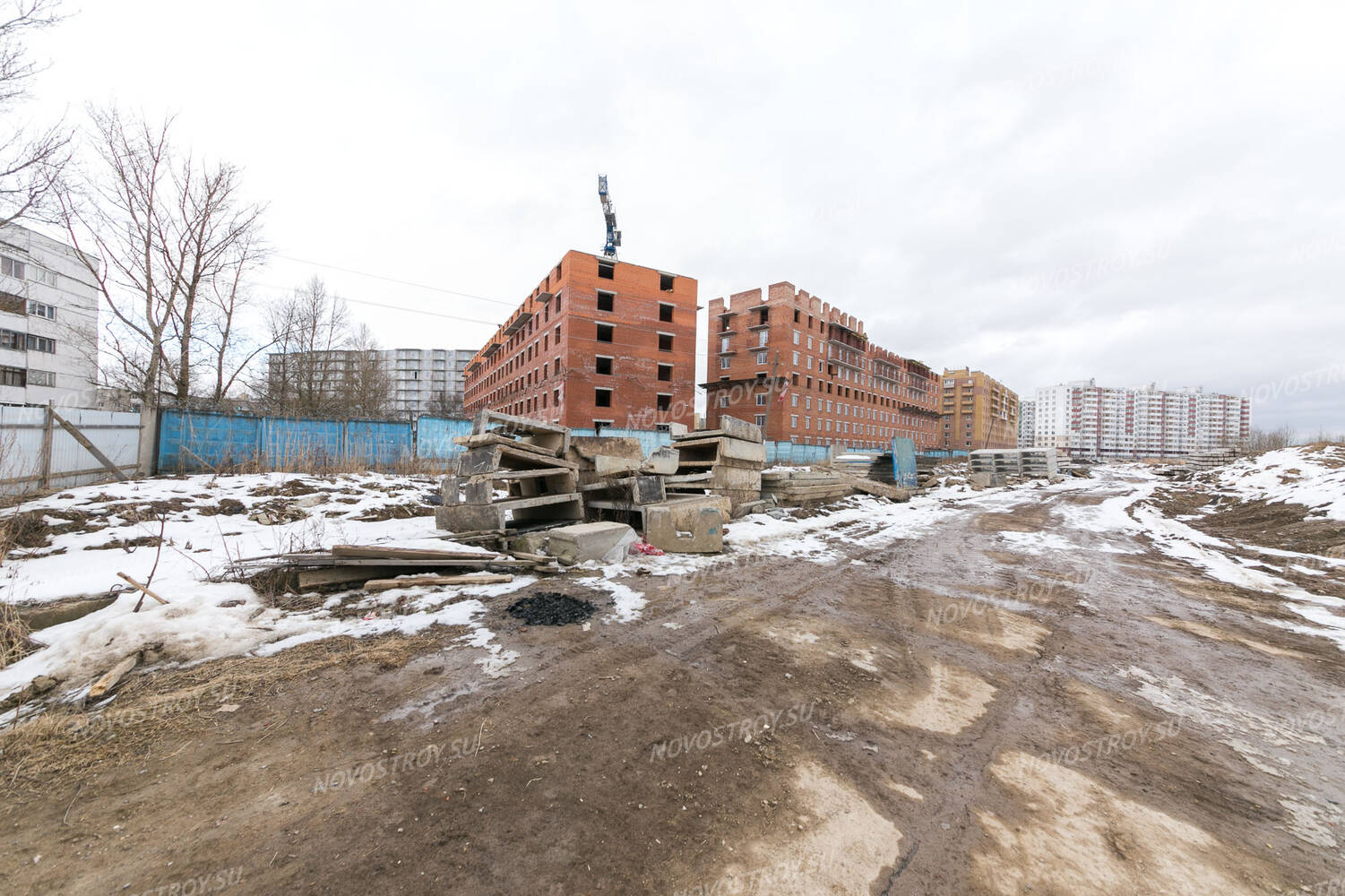 Фото и ход строительства жилого комплекса «Ленсоветовский»