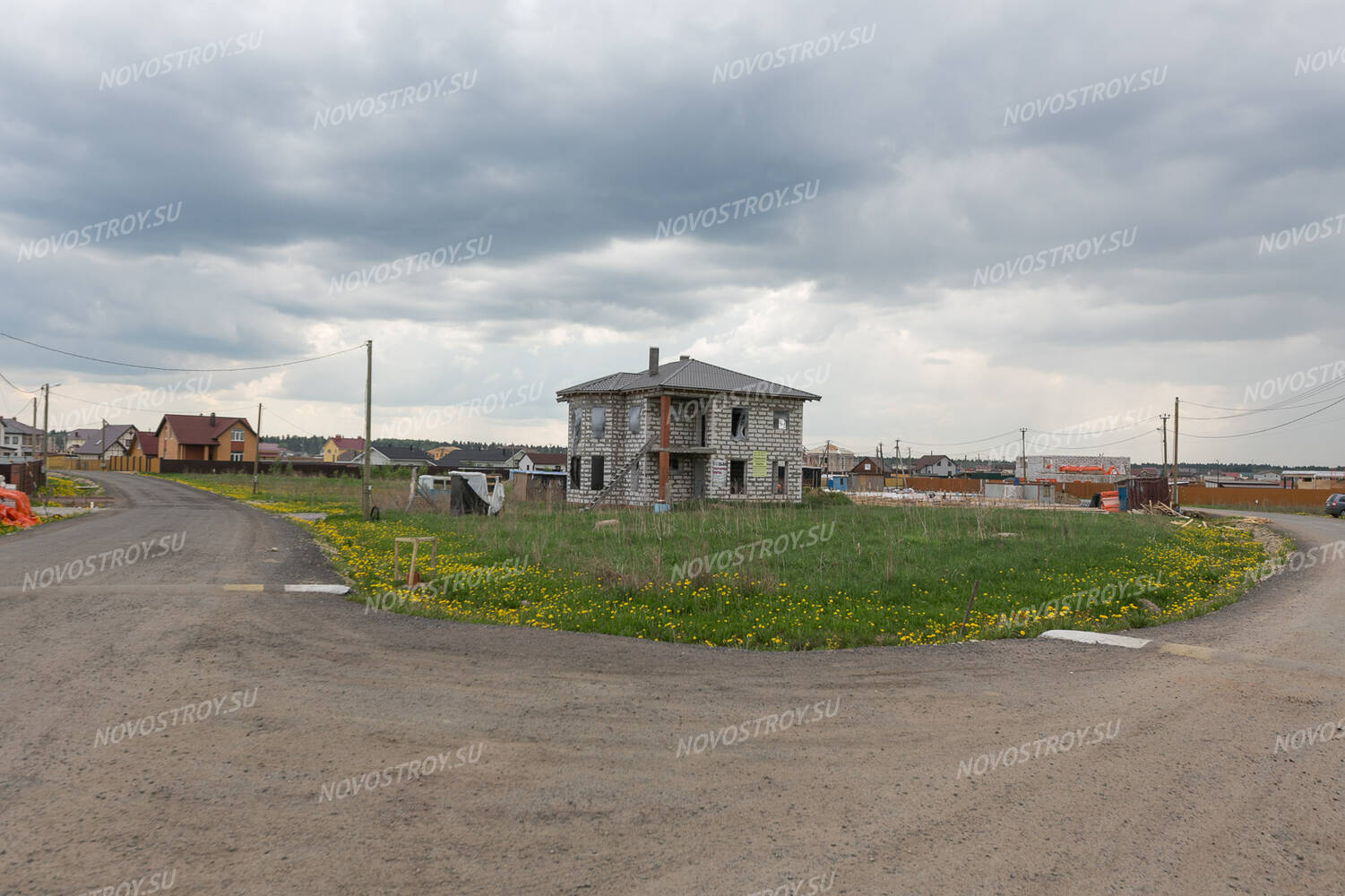 Фото и ход строительства коттеджного поселка Балтийская Слобода