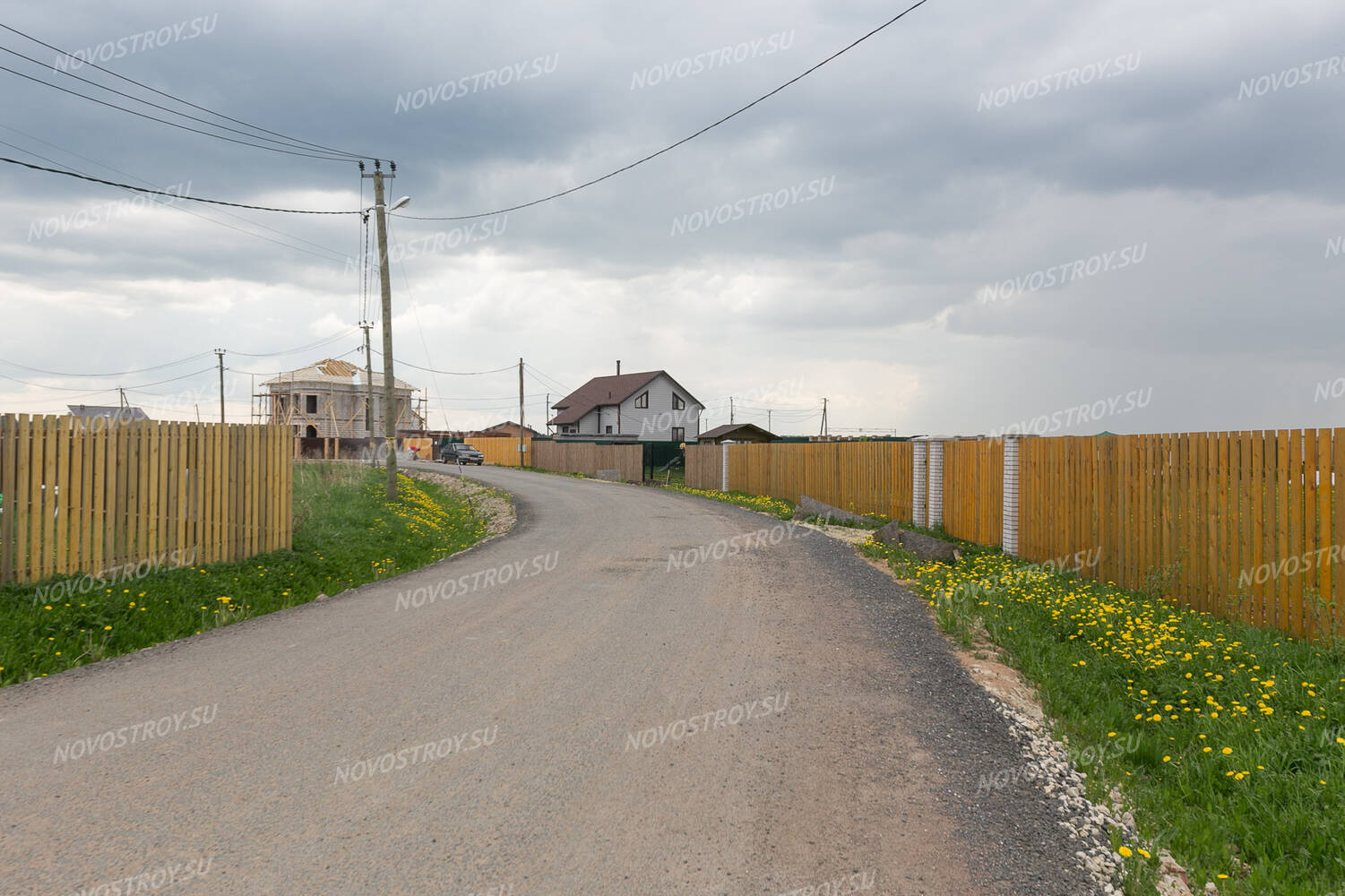 Фото и ход строительства коттеджного поселка Балтийская Слобода