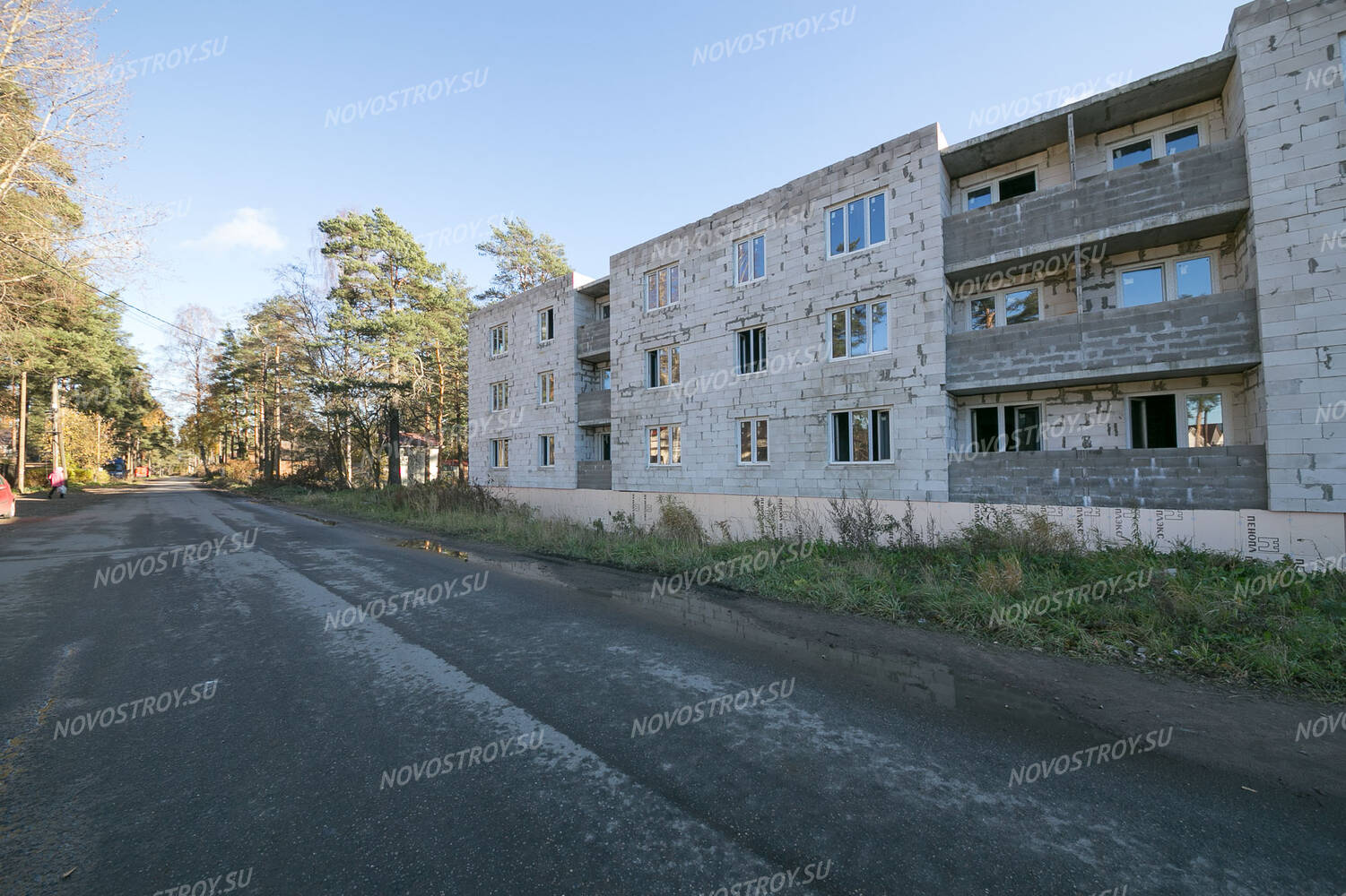 Фото и ход строительства малоэтажного жилого комплекса «Дом на Лесной  улице» (Малоэтажный ЖК в Сосново)