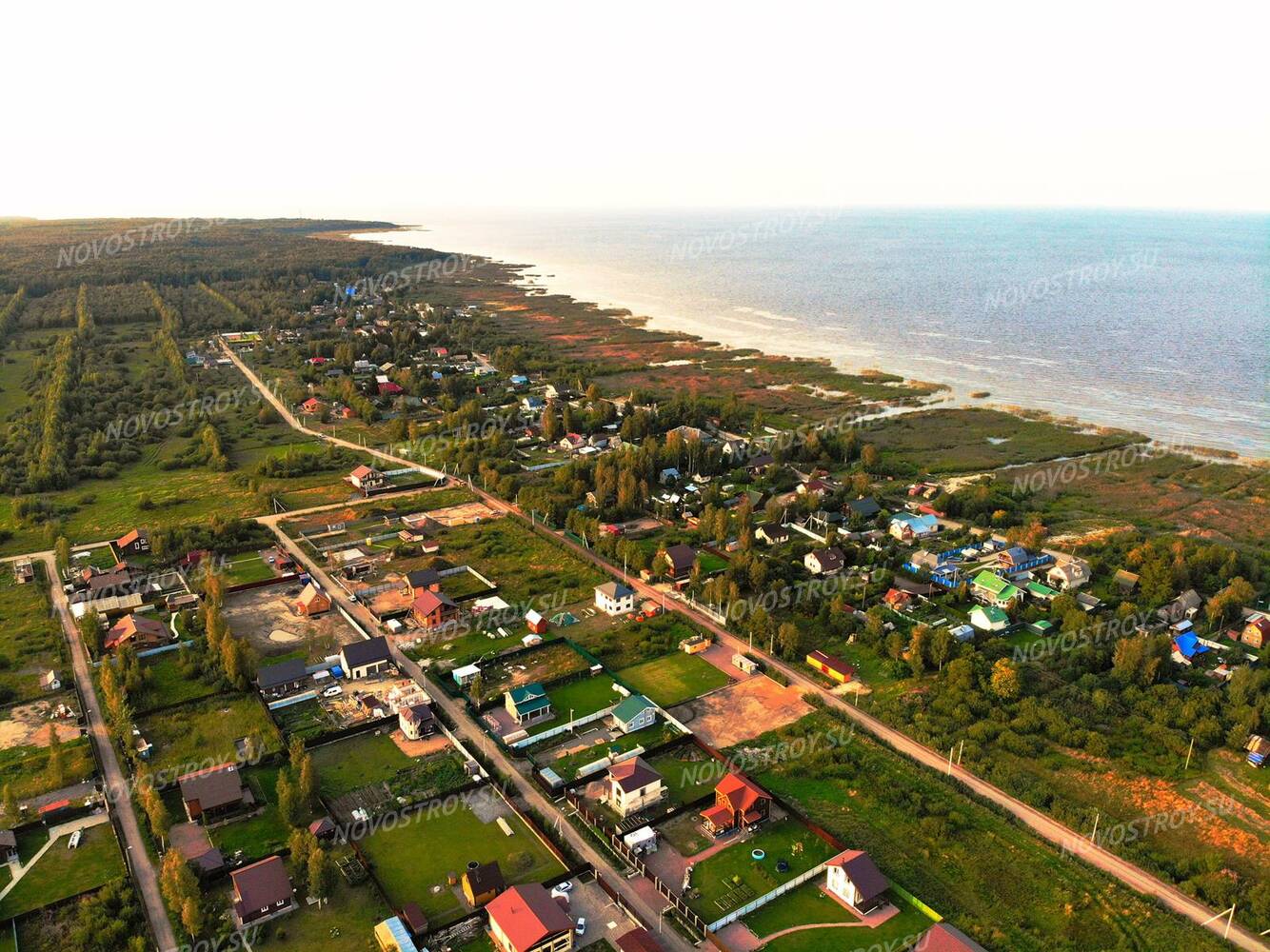Деревня Коккорево Ладожское озеро