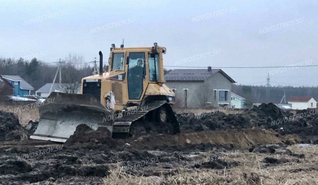 Фото и ход строительства коттеджного поселка Южный парк