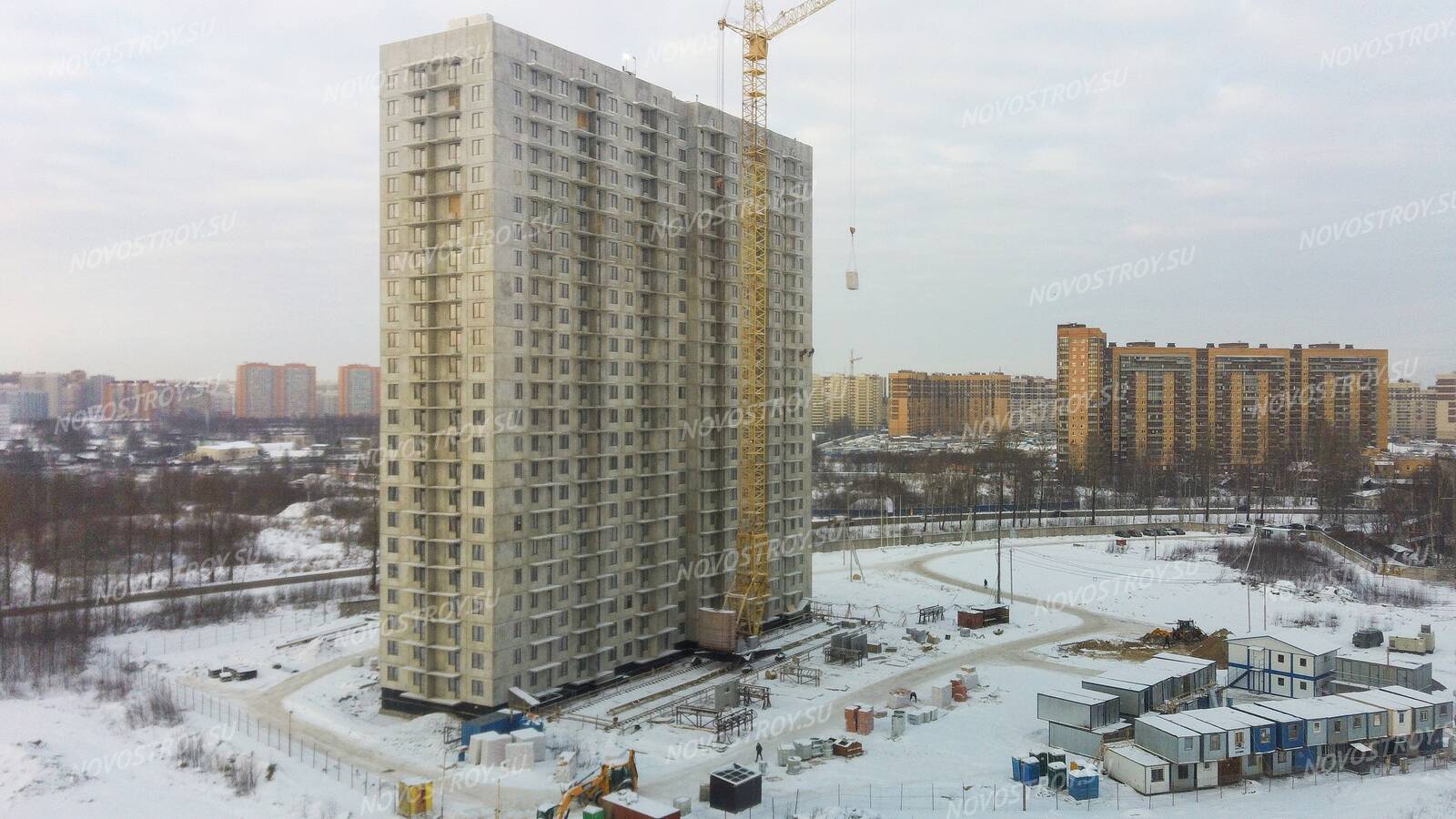 Фото и ход строительства жилого комплекса «Галактика» (Новое Девяткино)