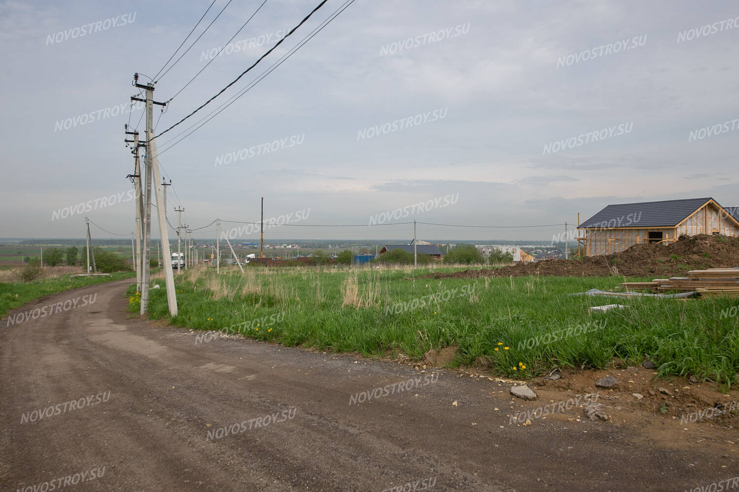 Фото и ход строительства коттеджного поселка Аннинские высоты