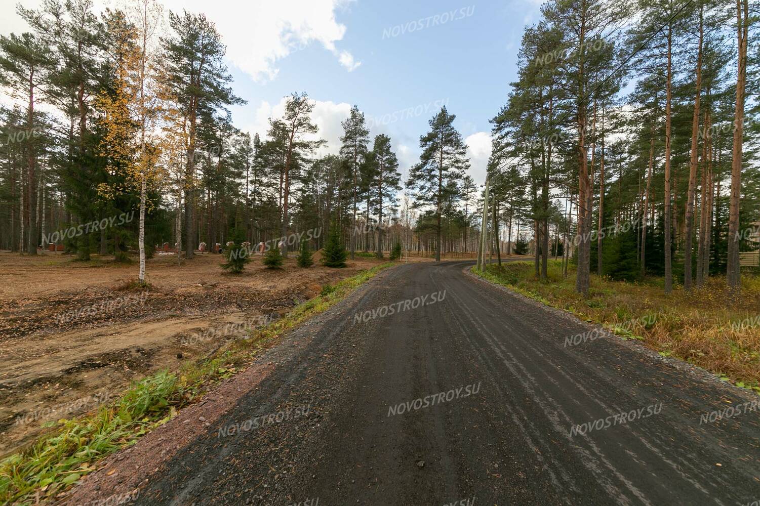 Фото и ход строительства коттеджного поселка Изумрудные Горки