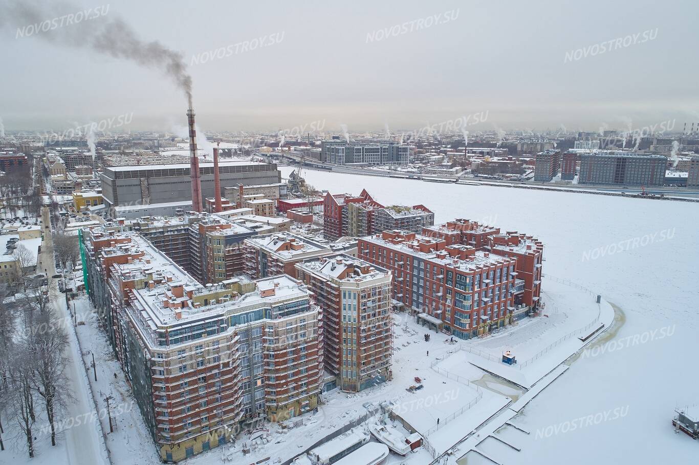 Фото и ход строительства жилого комплекса Петровская доминанта