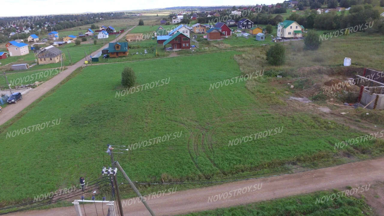 Фото и ход строительства коттеджного поселка Царский склон (Ропшинская  долина)