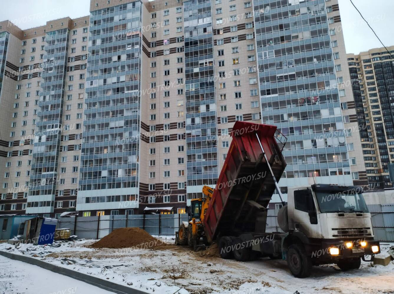 Фото и ход строительства жилого комплекса «Парнас» (ЖК Моя стихия)