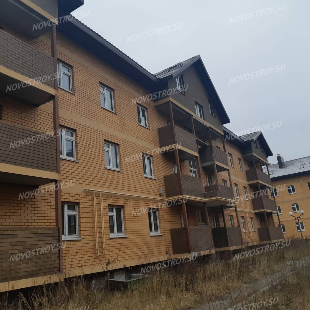 Фото и ход строительства малоэтажного жилого комплекса quot;ЭкоГрад-Обуховоquot; (Малоэт