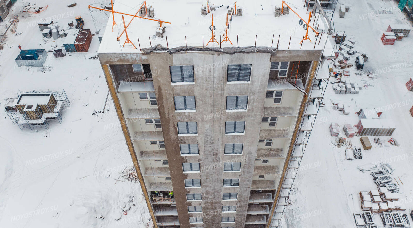 Фото и ход строительства жилого комплекса Полис Приморский 2