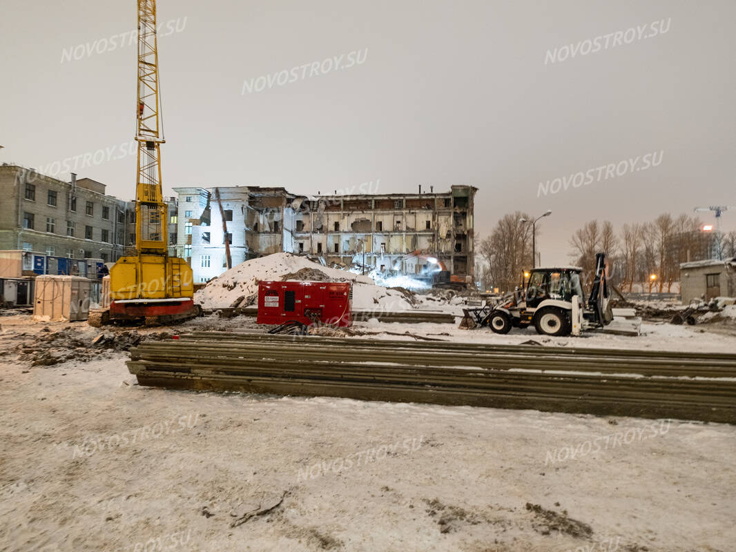 Фото и ход строительства жилого комплекса Кантемировская 11