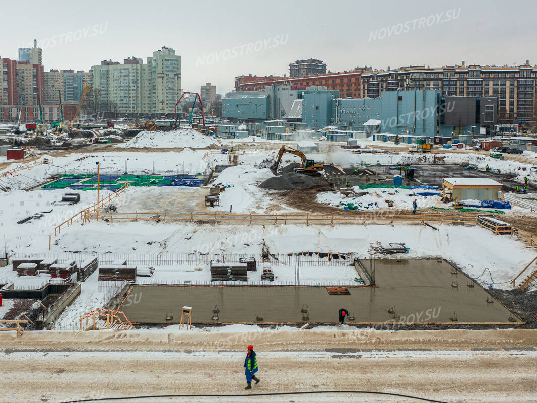 Фото и ход строительства жилого комплекса Шкиперский 19