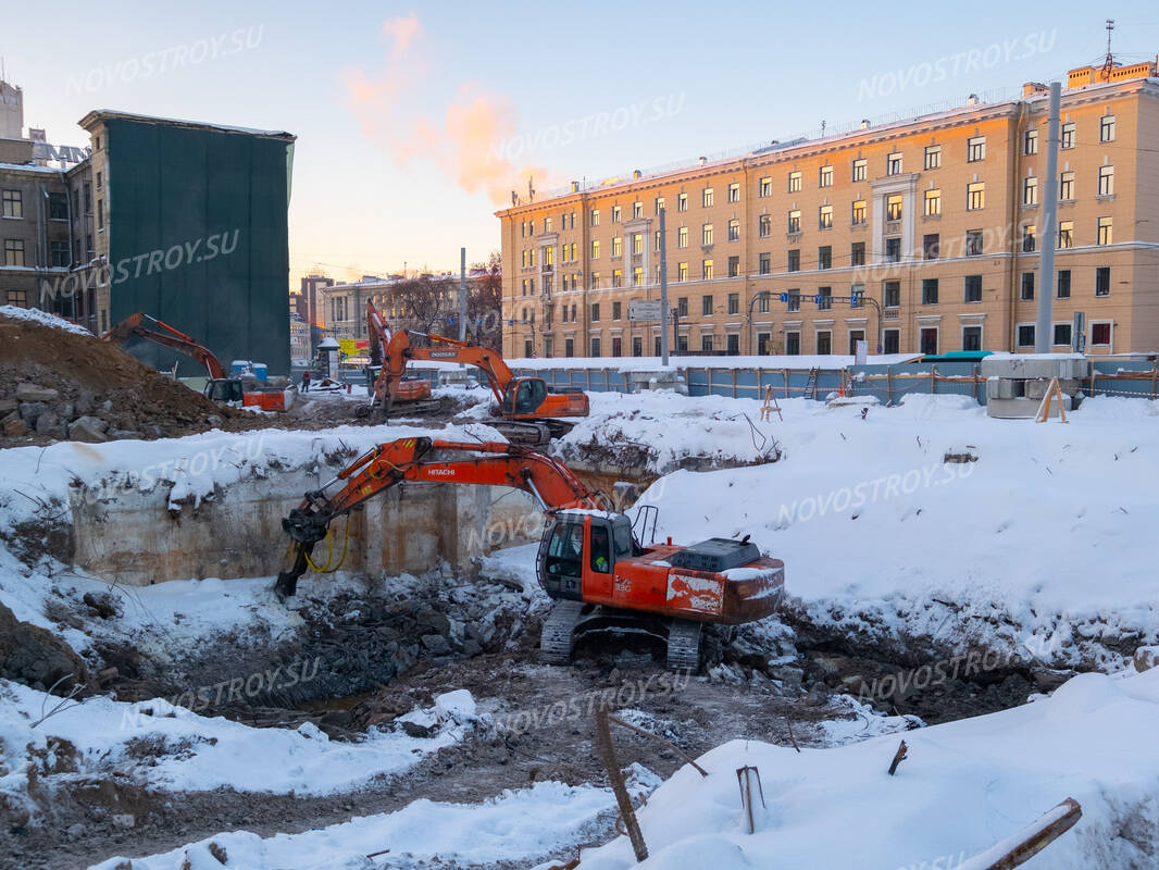 Фото и ход строительства жилого комплекса Кантемировская 11