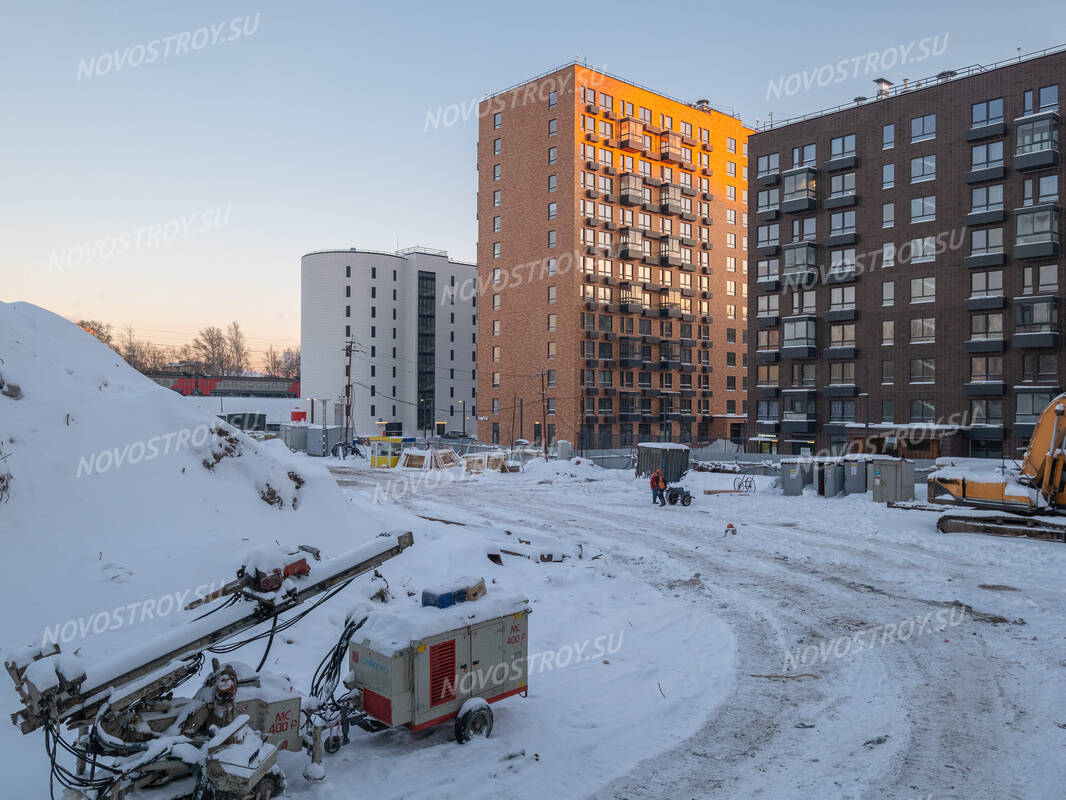 Фото и ход строительства жилого комплекса Кантемировская 11