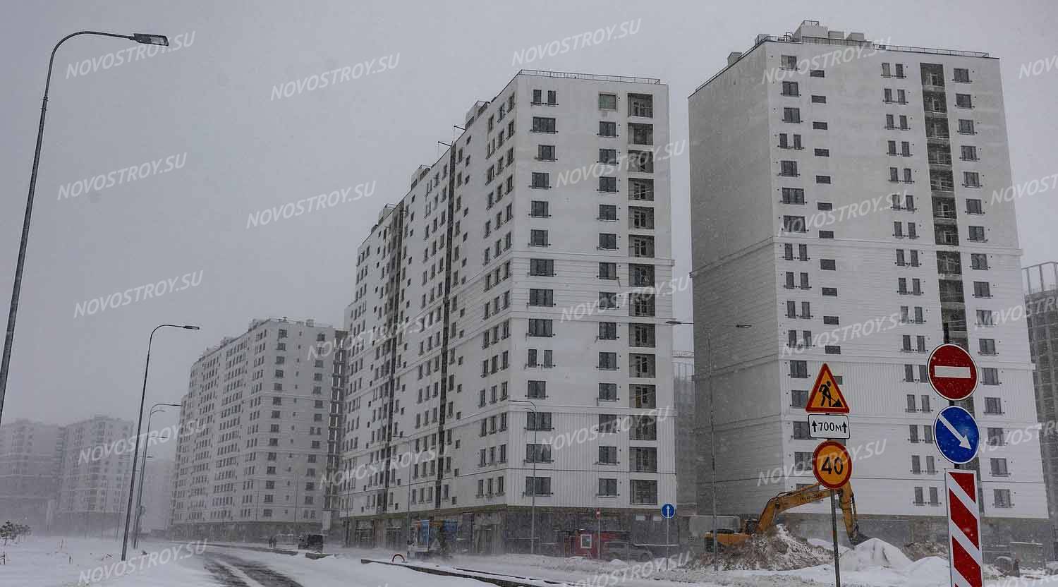 Фото и ход строительства жилого комплекса Морская набережная. Бульвар