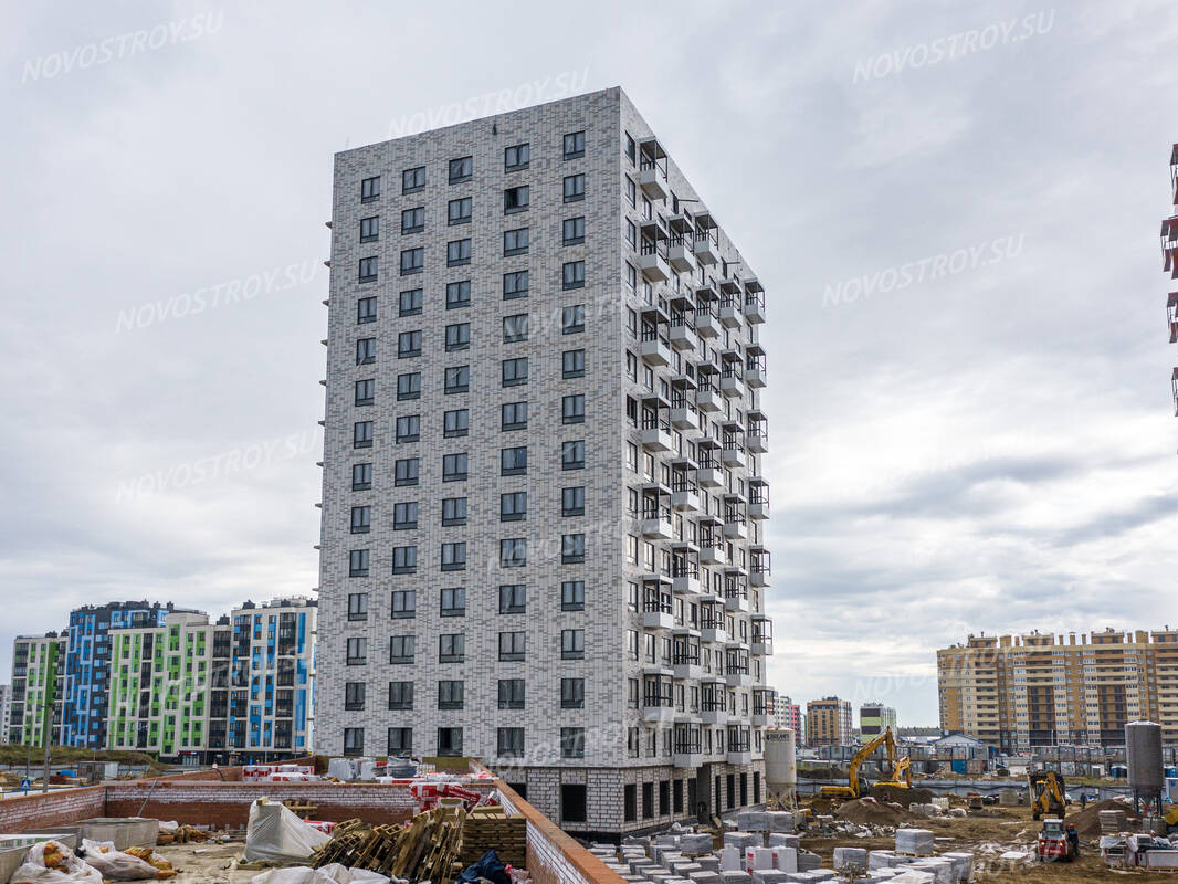 Фото и ход строительства жилого комплекса Янинский лес