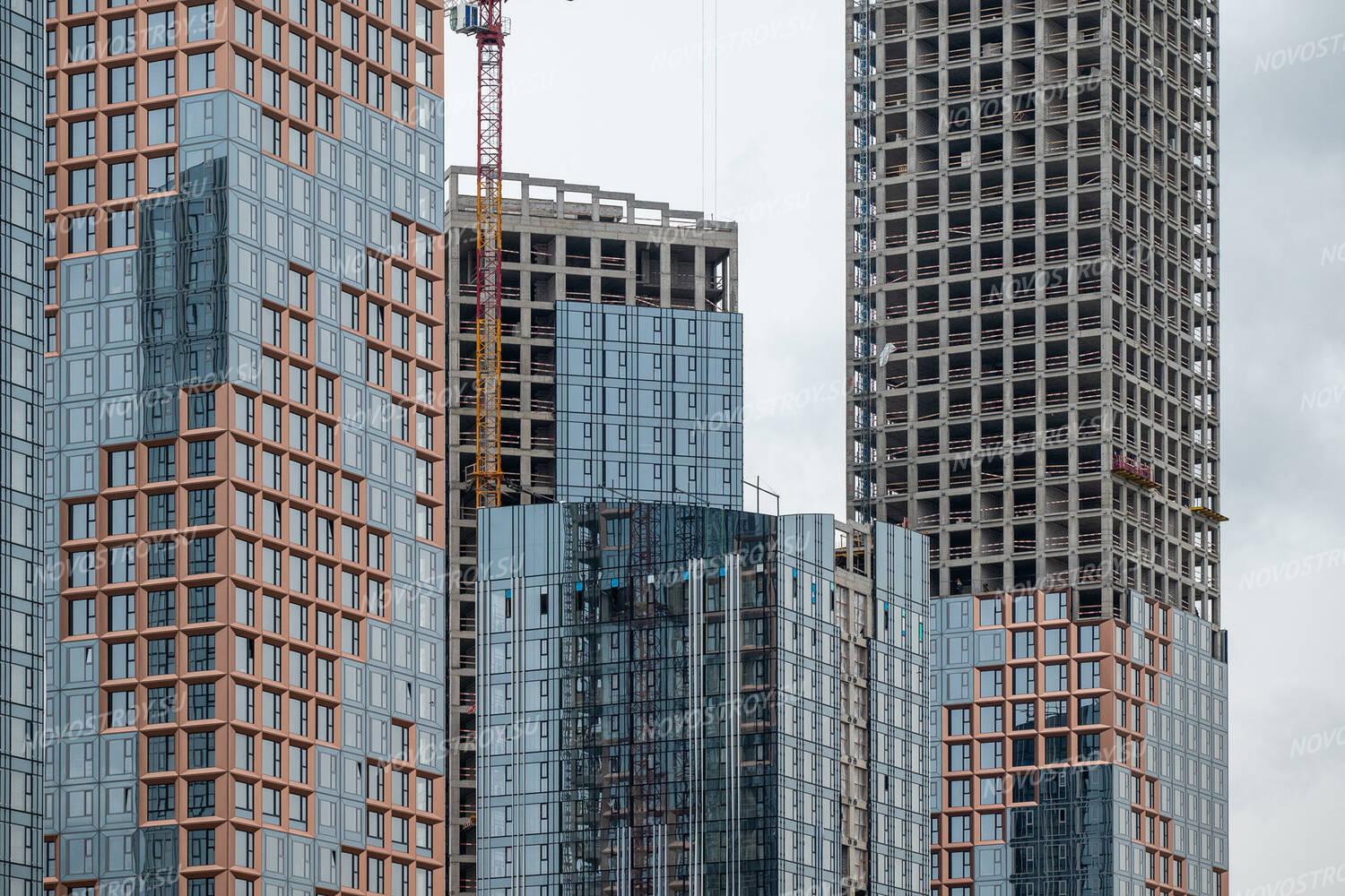 Фото и ход строительства жилого комплекса Level Мичуринский (ЖК Левел  Мичуринский)