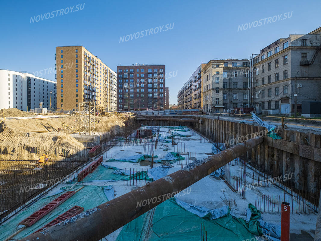 Фото и ход строительства жилого комплекса Кантемировская 11