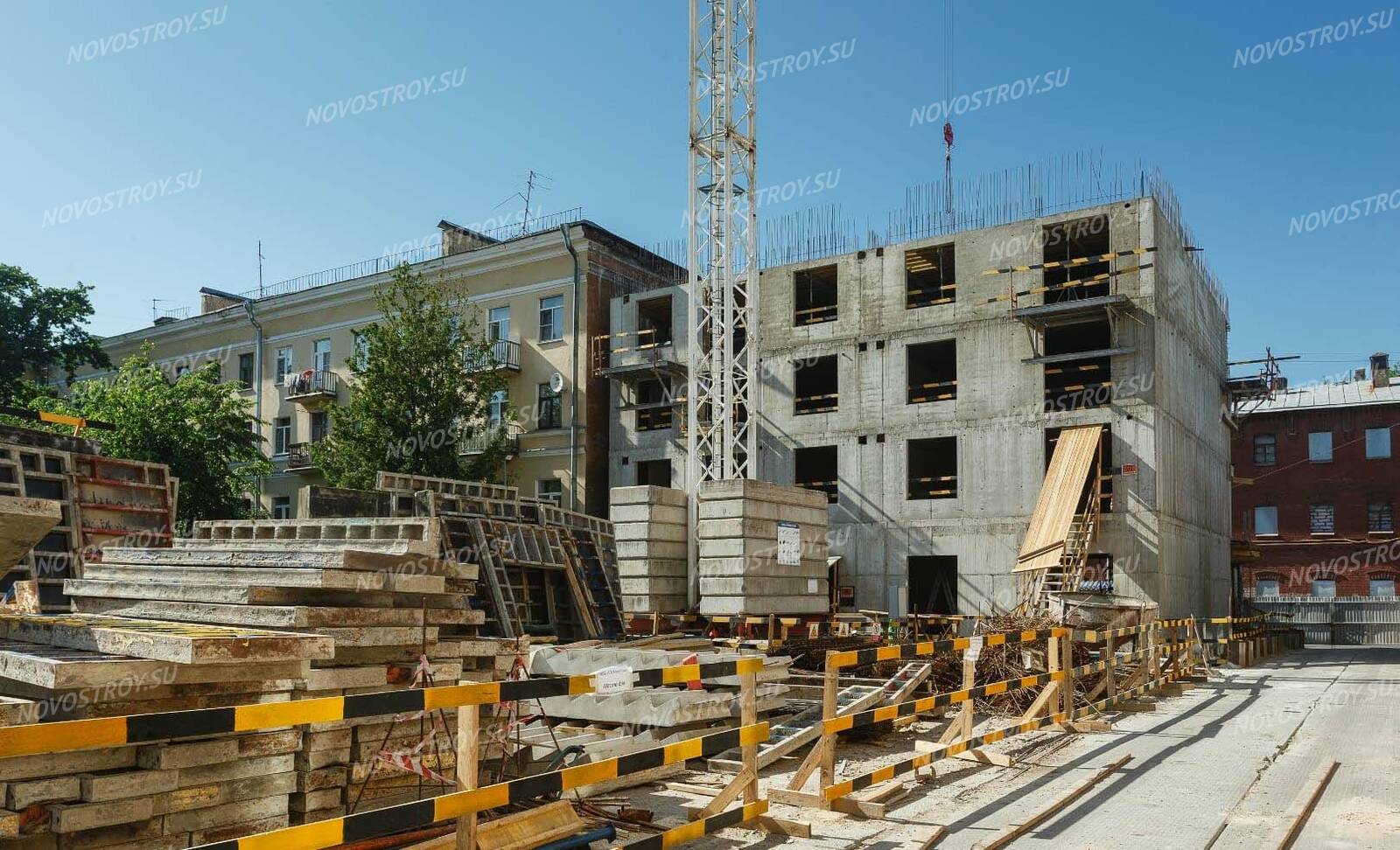 Фото и ход строительства жилого комплекса Сампсониевский, 32