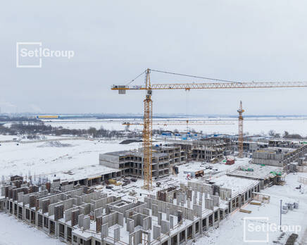 МЖК «Univer City»: ход строительства корпуса № 3, Январь 2023